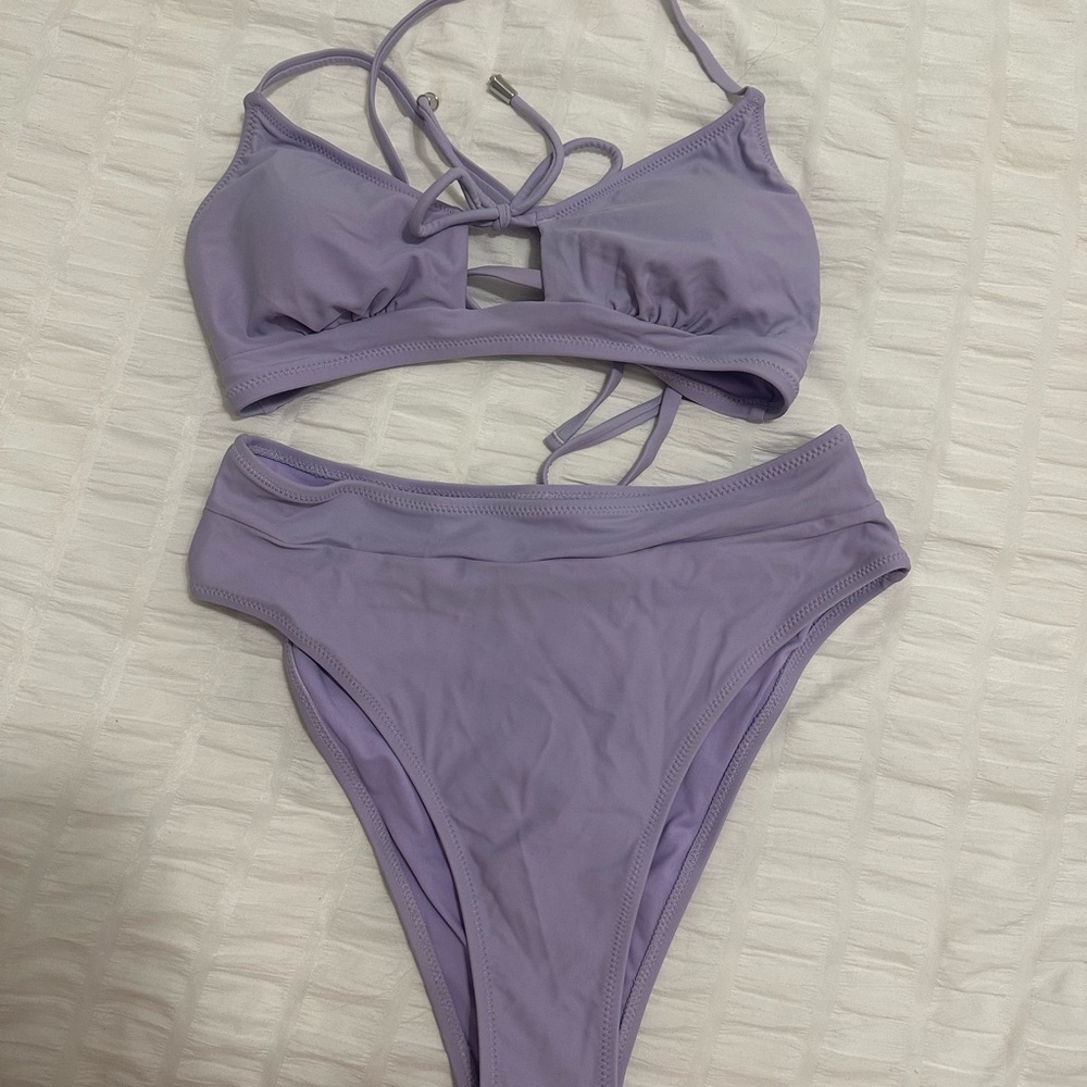 Cupshe Lavender Bikini Set